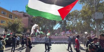Corteo per la Palestina a Roma
