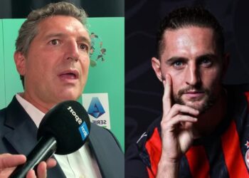 Luigi De Siervo e Adrien Rabiot