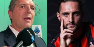 Luigi De Siervo e Adrien Rabiot