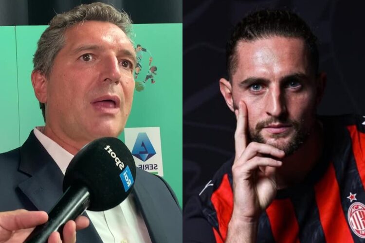 Luigi De Siervo e Adrien Rabiot