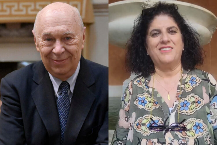 Paolo Mieli e Souzan Fatayer