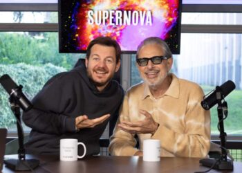 Jeff Goldblum e Alessandro Cattelan a Supernova