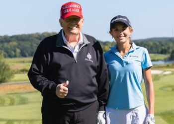 Donald Trump e sua nipote Kai