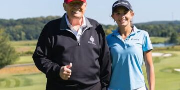 Donald Trump e sua nipote Kai