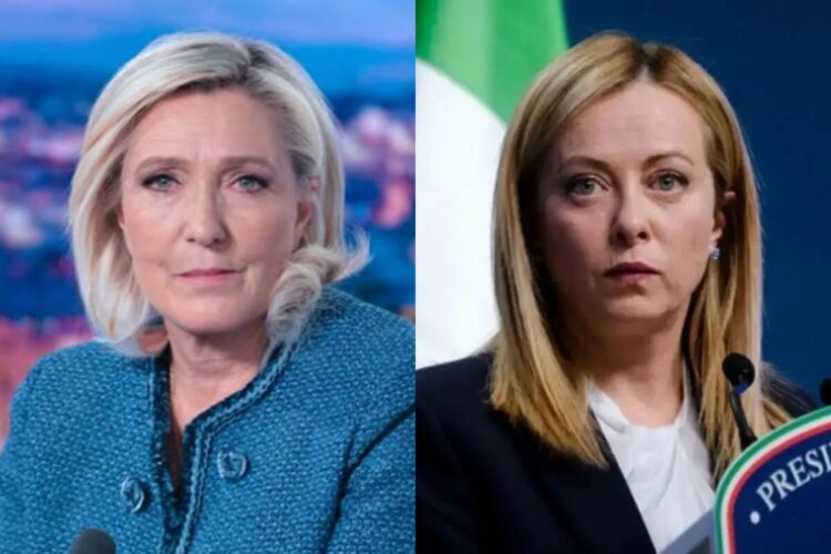 Marine Le Pen e Giorgia Meloni