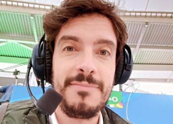 Un primo piano di Andrea Marinozzi