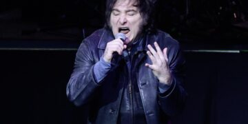 Javier Milei in concerto