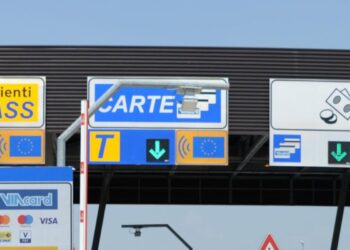 Un casello della Pedemontana Veneta