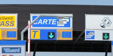 Un casello della Pedemontana Veneta