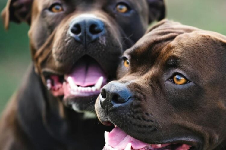 Due pitbull