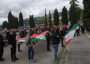 Manifestazione fascista a Predappio