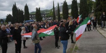 Manifestazione fascista a Predappio