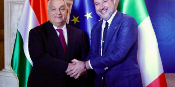Matteo Salvini e Viktor Orban