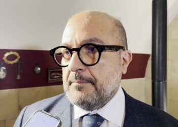 Un primo piano di Gennaro Sangiuliano