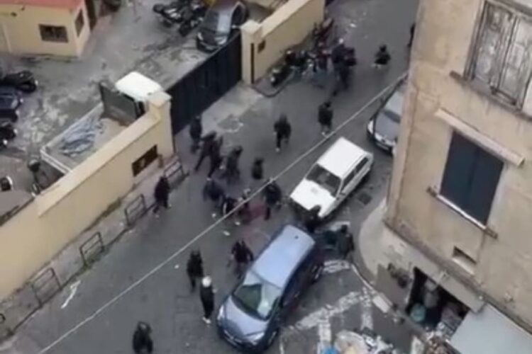 Scontri tra i tifosi del Napoli e dello Sporting