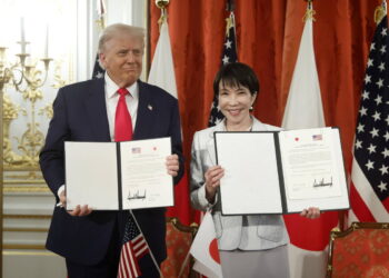 Trump e la premier giapponese Takaichi