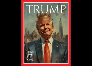 L'immagine di Donald Trump 're di New York' pubblicata dall'account ufficiale della Casa Bianca