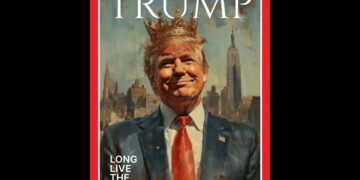 L'immagine di Donald Trump 're di New York' pubblicata dall'account ufficiale della Casa Bianca