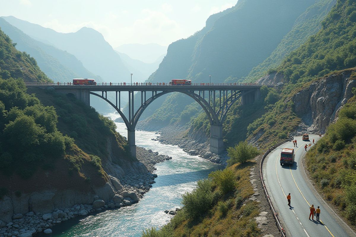 Cina sud-occidentale, crollo parziale di un ponte inaugurato pochi mesi fa
