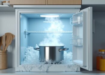 Freezer congelato? Ecco come sbrinarlo in 3 minuti: il trucco della pentola