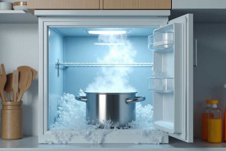Freezer congelato? Ecco come sbrinarlo in 3 minuti: il trucco della pentola