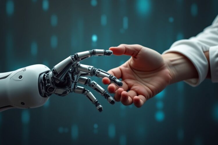 Dopo sei mesi in fabbrica, le mani del robot mostrano segni di usura operaia