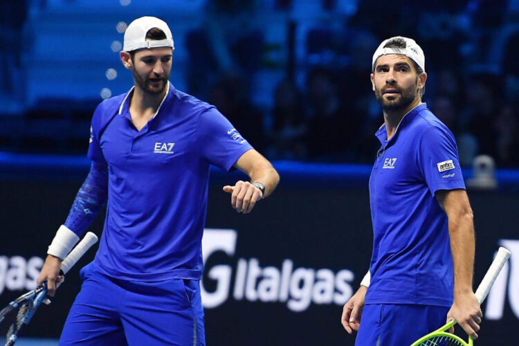 I tennisti italiani Bolelli e Vavassori