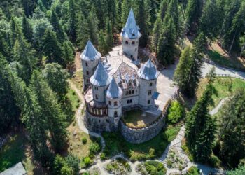 Il castello visto dall'alto