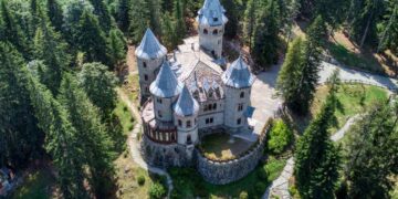 Il castello visto dall'alto