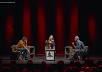 Claudia Gerini al podcast Tintoria