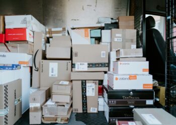 Dei pacchi da consegnare