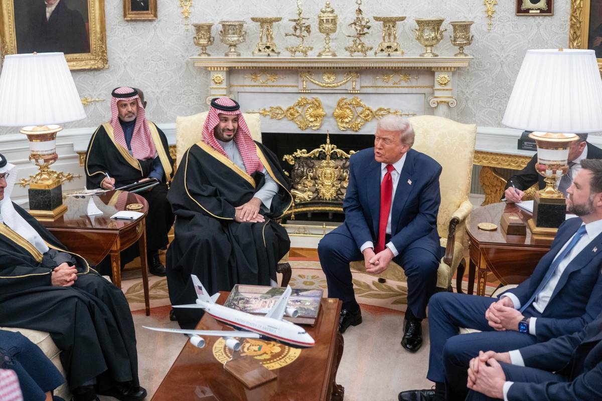 Donald Trump e bin Salman alla Casa Bianca