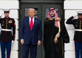 Donald Trumo incontra bin Salman alla Casa Bianca