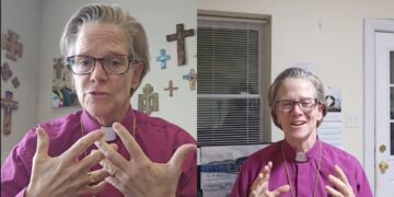 Due foto di Katrina Foster