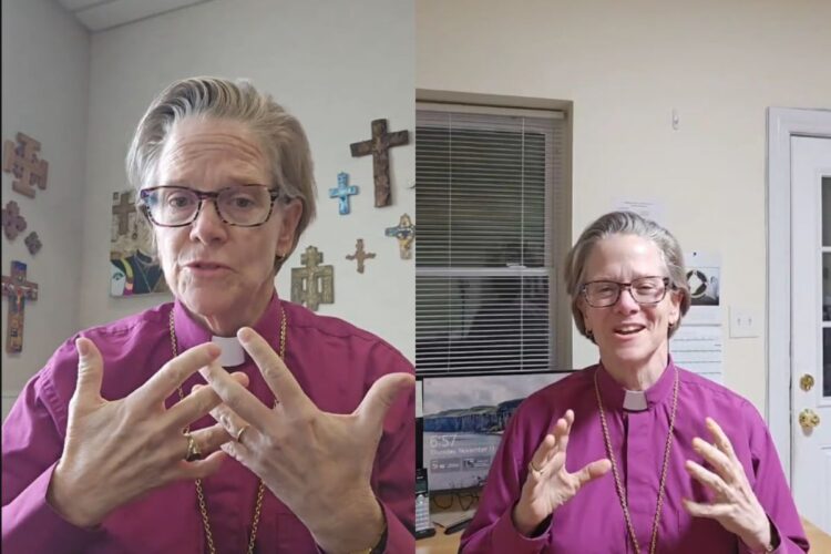 Due foto di Katrina Foster