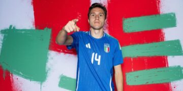 Federico Chiesa in maglia Azzurra