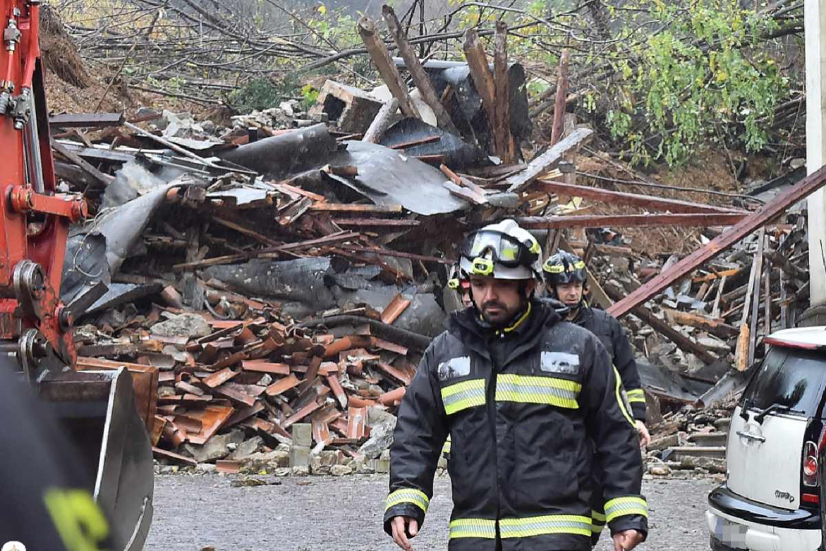 I danni provocati dalla frana nel goriziano