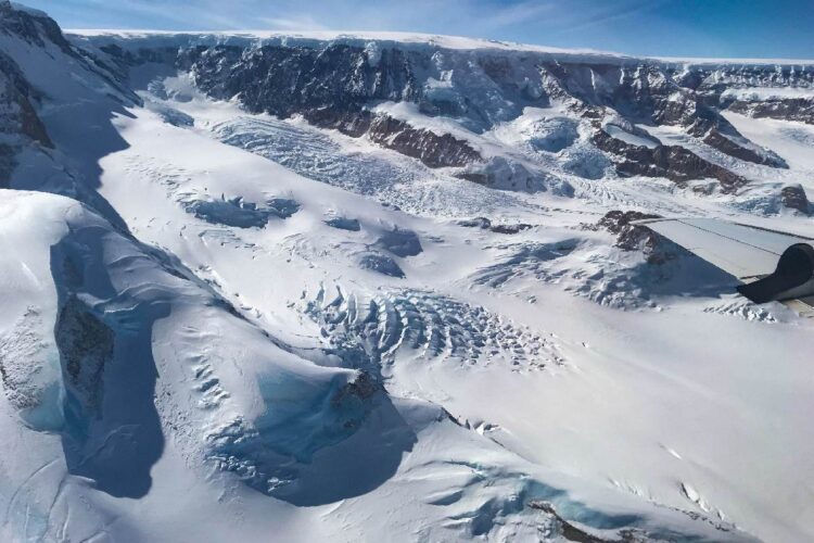 Il ghiacciaio Hektoria in Antartide