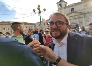 Il sindaco di L'Aquila Pierluigi Biondi