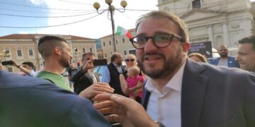 Il sindaco di L'Aquila Pierluigi Biondi