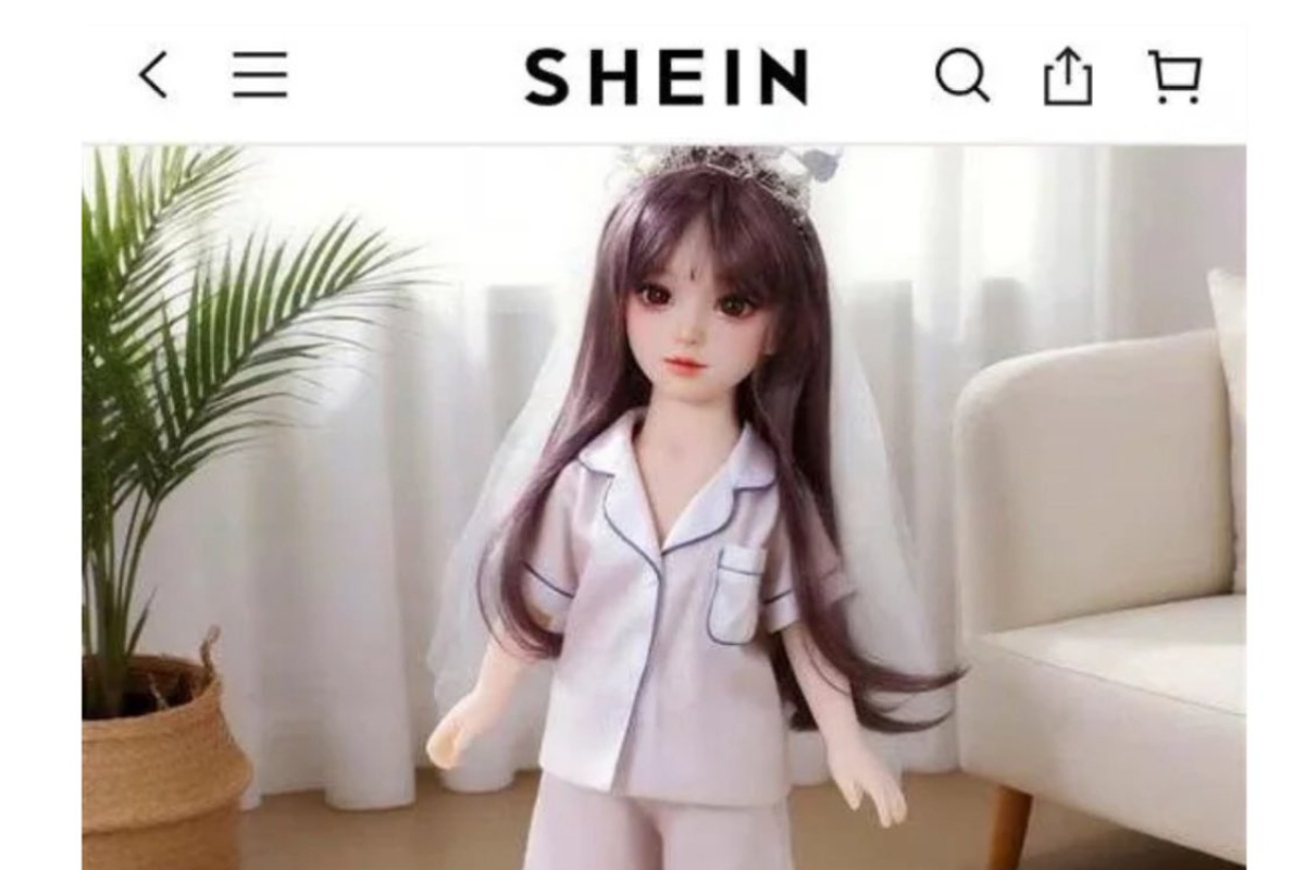 La bambola pedopornografica di Shein