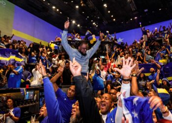 La gioia dei tifosi di Curaçao per essersi qualificati ai Mondiali