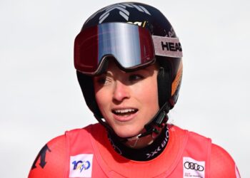 Un primo piano di Lara Gut-Behrami