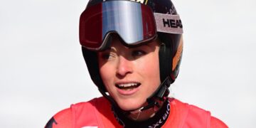 Un primo piano di Lara Gut-Behrami