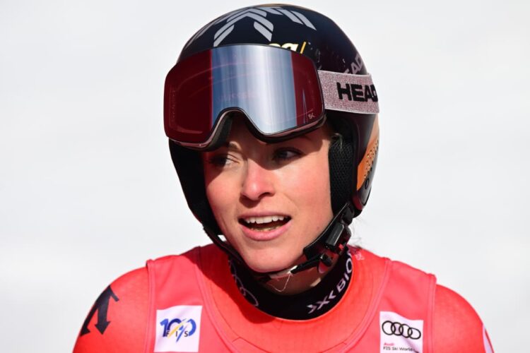 Un primo piano di Lara Gut-Behrami