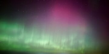 Le tempeste geomagnetiche possono causare la comparsa di aurore boreali