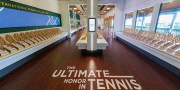 L'interno della Hall of Fame del tennis