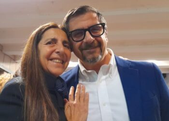 Maria Grazia De Angelis e il sindaco di Ancona