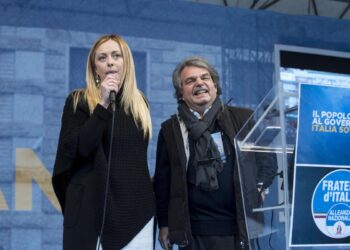 Giorgia Meloni e Renato Brunetta