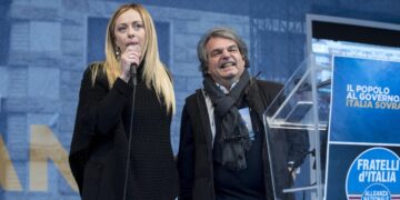 Giorgia Meloni e Renato Brunetta